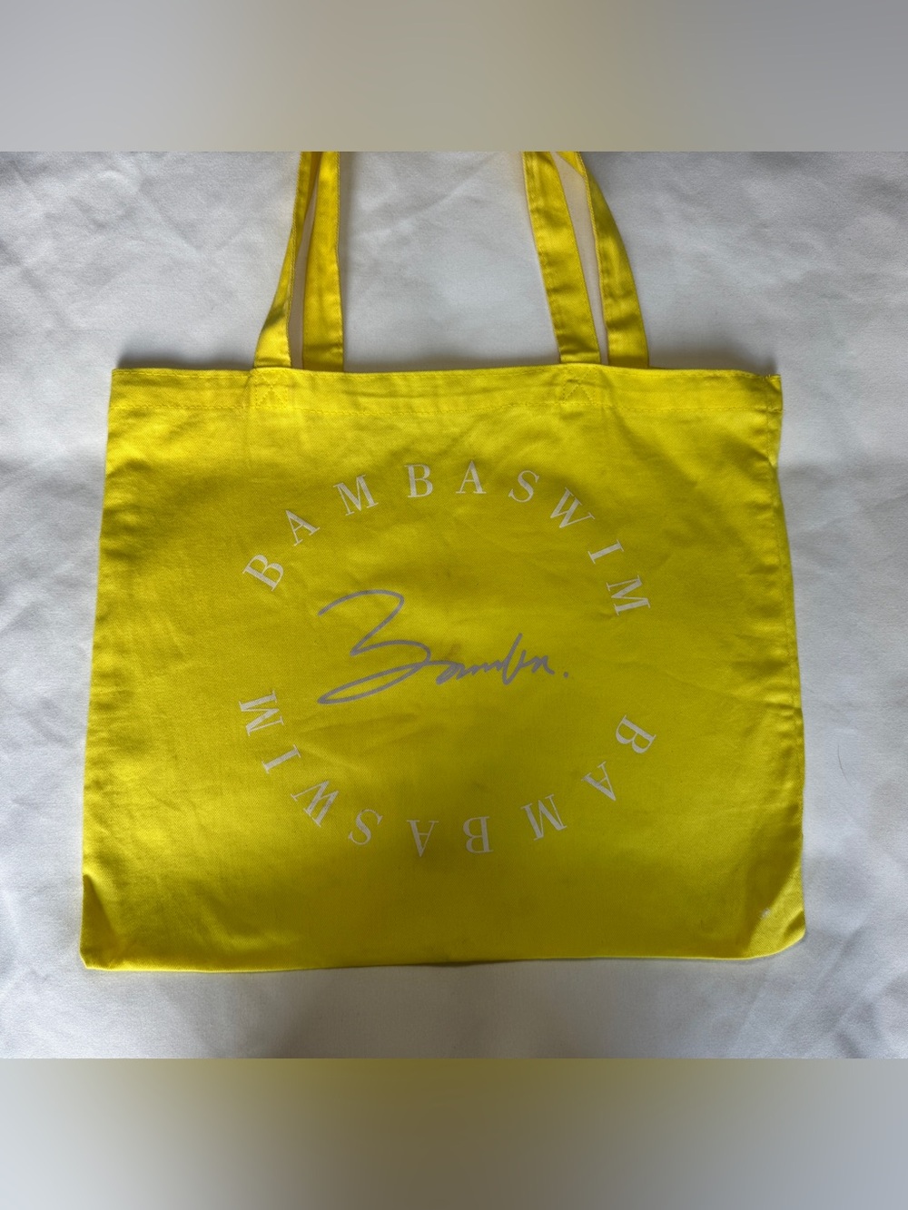Yellow Bamba tote bag